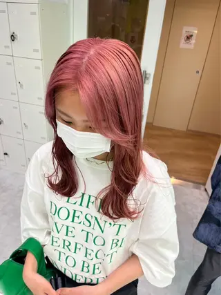 カラー 似合わせ💗骨格矯正 💗透明感カラー💗のヘアスタイル