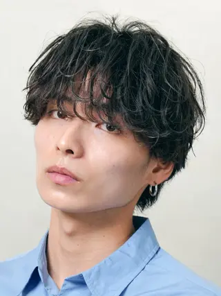 ミディアム パーマ メンズ fifth 天神大名所属・天神大名メンズパーマ 【fifth】のヘアスタイル