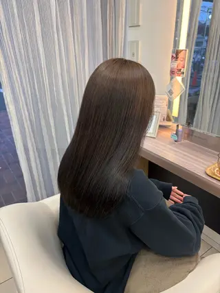 ロング 赤み消しカラー🌿‬ 透明感/Hikariのヘアスタイル