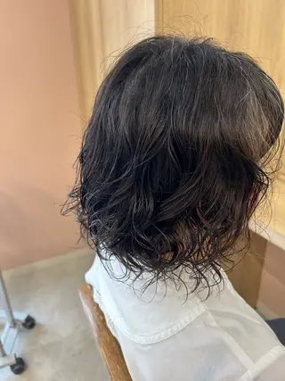 ショート パーマ 韓国風￤髪質改善 🍒Akane🍒のヘアスタイル