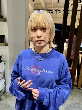 ショート 【ロングウルフカット 姫カット】伊藤裕哉のヘアスタイル