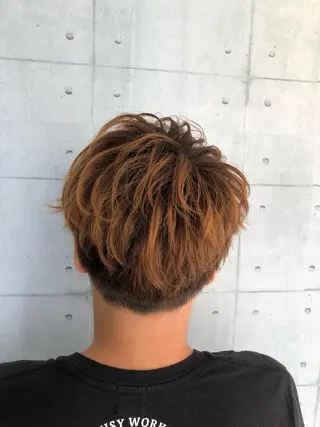 パーマ メンズ 北脇 健治のヘアスタイル