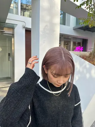 ショート カラー REINA☁️透明感 カラー/ぷつっと♡のヘアスタイル