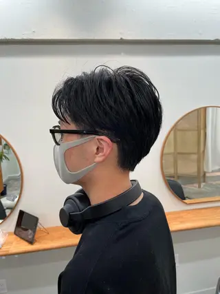 パーマ メンズ メイクス表参道所属・ショート/ボブ 矢野湧也のヘアスタイル