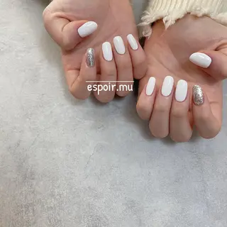 セミロング ネイル espoir. muのネイルデザイン