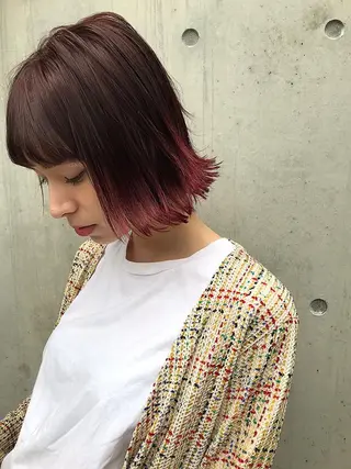 ショート カラー コジマ ダイスケのヘアスタイル