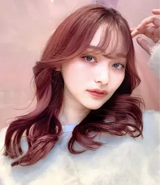 ミディアム 韓国ヘア/レイヤー/ 顔まわり/りょーとのヘアスタイル