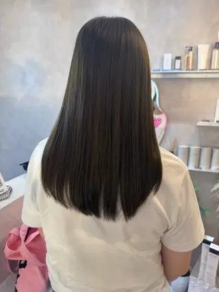 セミロング カラー 🎀髪質改善/艶髪/ 艶カラー🎀浅田涼風のヘアスタイル