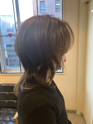 ミディアム カラー IDEA 柏の葉KOILRINKGARAGE所属・お洒落満足度 ◎💮井上のヘアスタイル