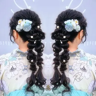 ヘアアレンジ 秋葉原コットン所属・ヘアセット 🤍AIRA🤍のヘアスタイル