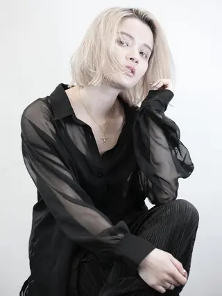 セミロング カラー パーマ ヘアアレンジ メンズ キッズ ネイル マツエク・マツパ アイブロウ nico TOKYO 渋谷所属・ブリーチ　ハイトーン 特化🌈フジタハルキのヘアスタイル