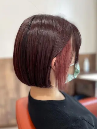 ミディアム カラー 井上 武輝のヘアスタイル