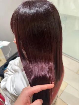 セミロング カラー 有賀 佑葵のヘアスタイル
