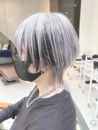 ショート カラー ヘアアレンジ メンズ 𝐑𝐈𝐍𝐊𝐀 🐣🩷のヘアスタイル