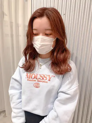 セミロング カラー ヘアアレンジ yuka .のヘアスタイル