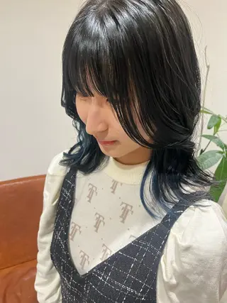 ミディアム 梅田美容室/カット /Maoのヘアスタイル