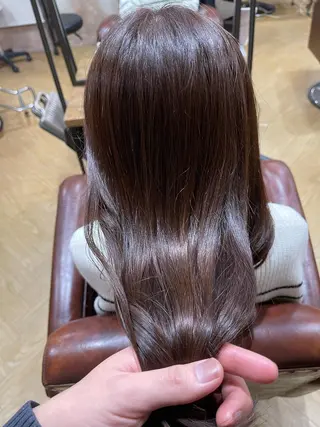 セミロング antica YOSHIのヘアスタイル
