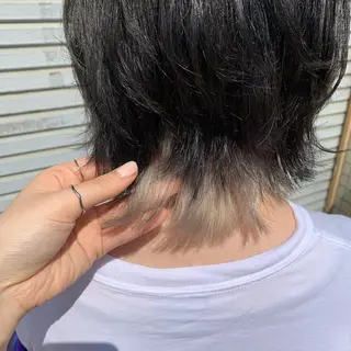 ショート カラー カネコ ユカリのヘアスタイル