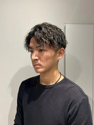 ショート メンズパーマ/メンズ カット/伊藤　げんのヘアスタイル