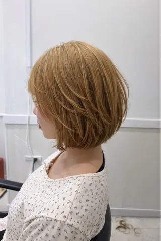 ショート 艶髪×縮毛矯正/ レイヤー　西村のヘアスタイル