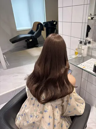 ロング カラー 髪質改善🩰透明感カ ラー🎀hinanoのヘアスタイル