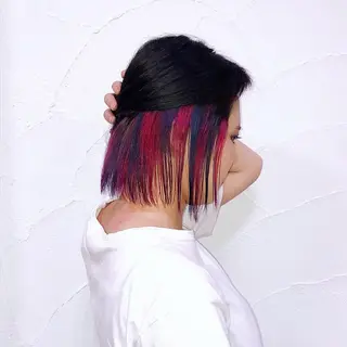 ショート カラー サロントモ所属・小松崎 咲楽のヘアスタイル