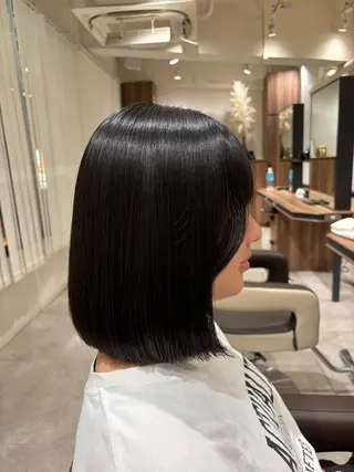 ミディアム 山田 悠朱里のヘアスタイル