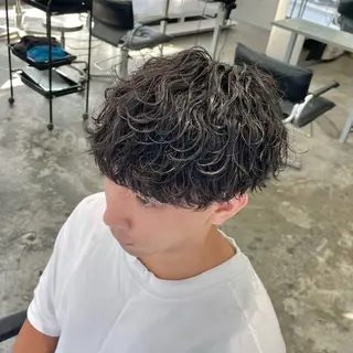 ショート パーマ メンズ メンズ特化美容師/ 藤戸 椋のヘアスタイル