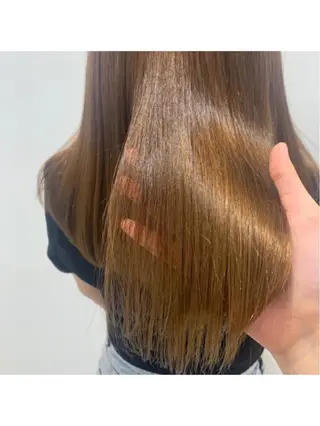 ロング ボブ/美髪矯正 /佐藤　奈巳のヘアスタイル