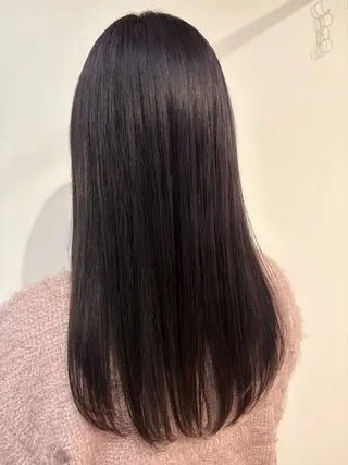 ロング カラー 青野 文香のヘアスタイル