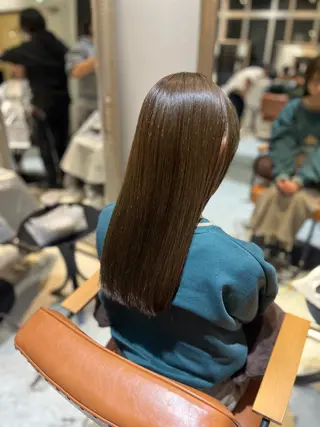 ロング カラー パーソナル診断 髪質改善TRのヘアスタイル