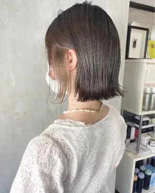 ショート カラー ヘアアレンジ stylist/蛯谷 珠里のヘアスタイル