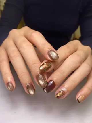 ネイル 草加ニュアンスネイル 🌚hersのネイルデザイン