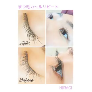 マツエク・マツパ 美容室 HIIRAGIのマツエク・マツパデザイン