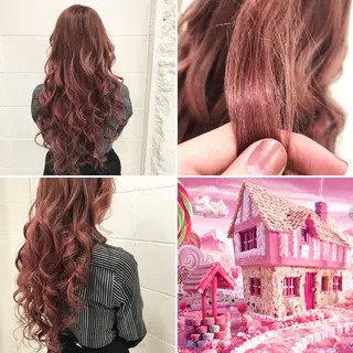 ロング カラー "PEPPU "所属・🌈推し色派手髪 ハイトーンShinのヘアスタイル