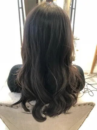 セミロング 川野 賢のヘアスタイル