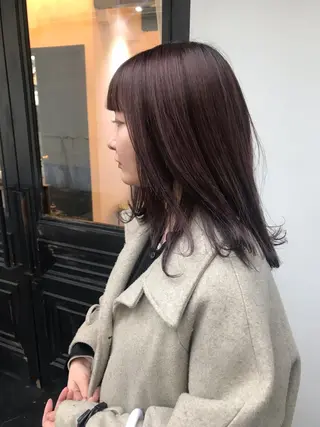 ミディアム カラー tonari 梅田、中崎町のヘアスタイル