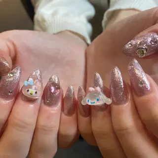 ネイル 🎀NAIL🎀 AI🪄︎︎◝✩のネイルデザイン