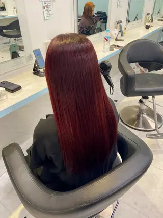 カラー 🍒♡艶髪暖色カラー saaya♡🍒のヘアスタイル