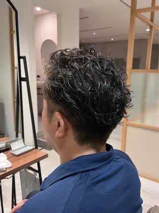 ショート パーマ メンズ か ののヘアスタイル