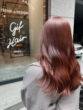 ロング カラー 髪質改善ストレート Kantaのヘアスタイル