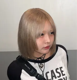 カラー ブリーチカラー×艶 🍨mihoのヘアスタイル