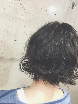 ショート パーマ マツエク・マツパ センスをお届けします 大谷将生INFPのヘアスタイル