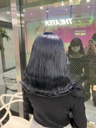 ミディアム カラー パーマ ヘアアレンジ メンズ 🤍透明感カラー🤍 ブリーチ🤍AINEのヘアスタイル