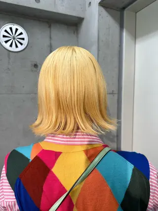 ショート カラー ‪❥ブリーチ💗 MIKUのヘアスタイル