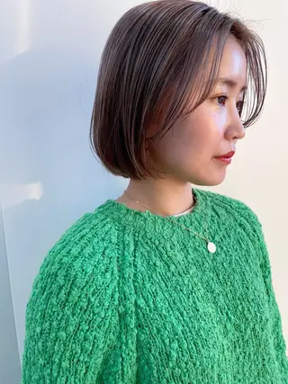 ショート カラー 💖美髪矯正💖 辻未侑のヘアスタイル