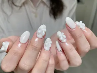 ネイル na🎀🎀na ちゅるちゅるのネイルデザイン