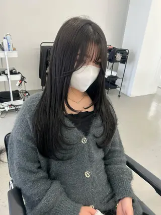 ロング NAHO 🩵 透明感カラー🫧のヘアスタイル