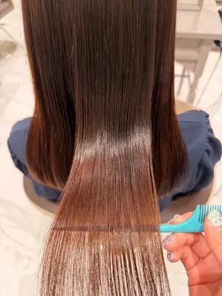 ロング ダブルカラー🌷✨ 守屋紗希のヘアスタイル