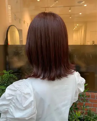 カラー KOKORO 中村 朱里のヘアスタイル